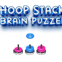 ücretsiz Hoop Stack Brain Puzzel Game oyna