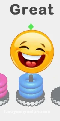 ücretsiz Hoop Stack Brain Puzzel Game oyna