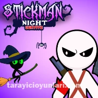  Stickman Night Survive 